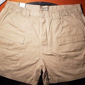 Men’s Trod Cargo Short, Khaki, 44” waist, 6" inseam